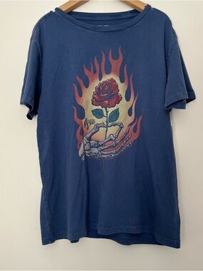 Lucky Brand Grateful Dead Band women’s T Shirt Rose medium NWT